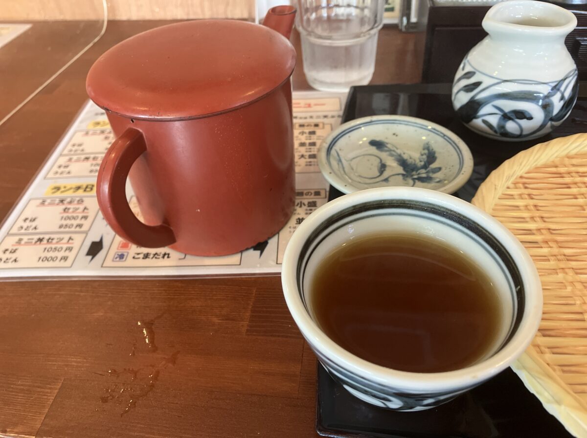 彩め庵のそば湯