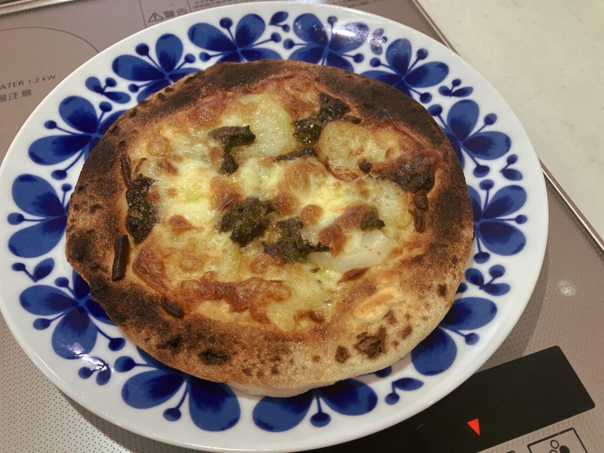 田中製麺のピッツァジェノベーゼ